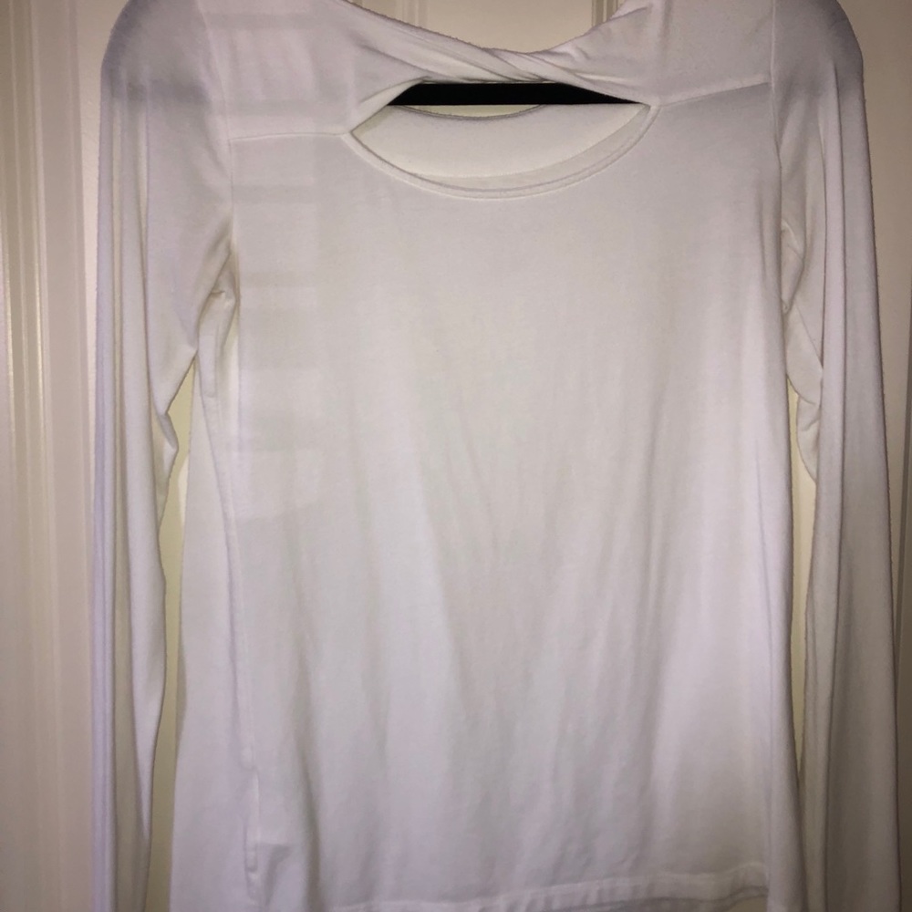 Lilly Pulitzer Scoopneck White Long-Sleeve XS - Picture 2 of 3